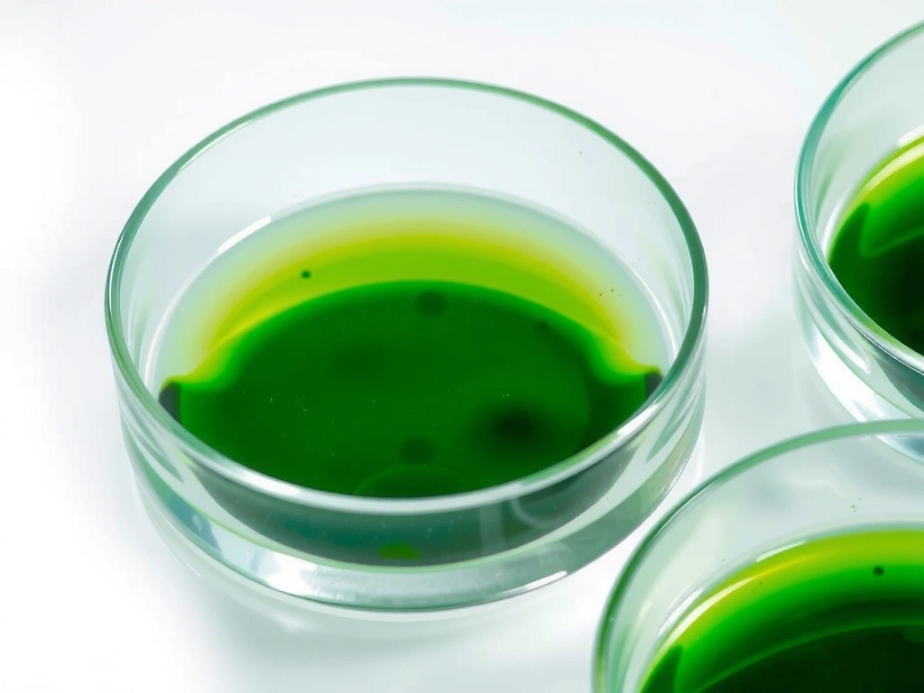 Mikroskopische Betrachtung einer Nährösung